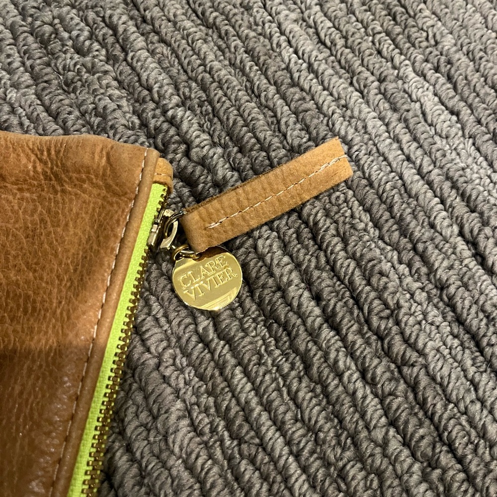 Clare V Tan and Yellow Clutch - Picture 4 of 6